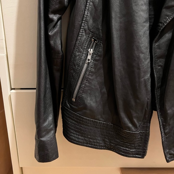 Lucky Brand Authentic Leather Moto Jacket Size XS - Picture 6 of 7